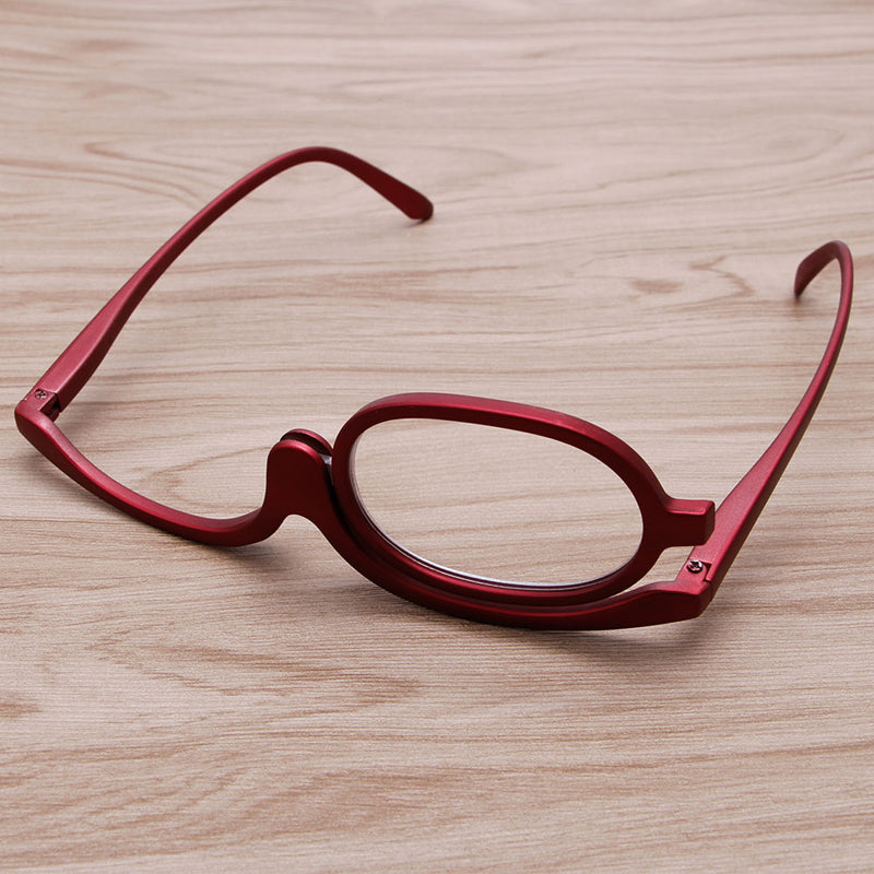 Magnifying, Rotating & Folding Makeup Eyeglasses Make Up Reading Glasses +1.0~+4.0