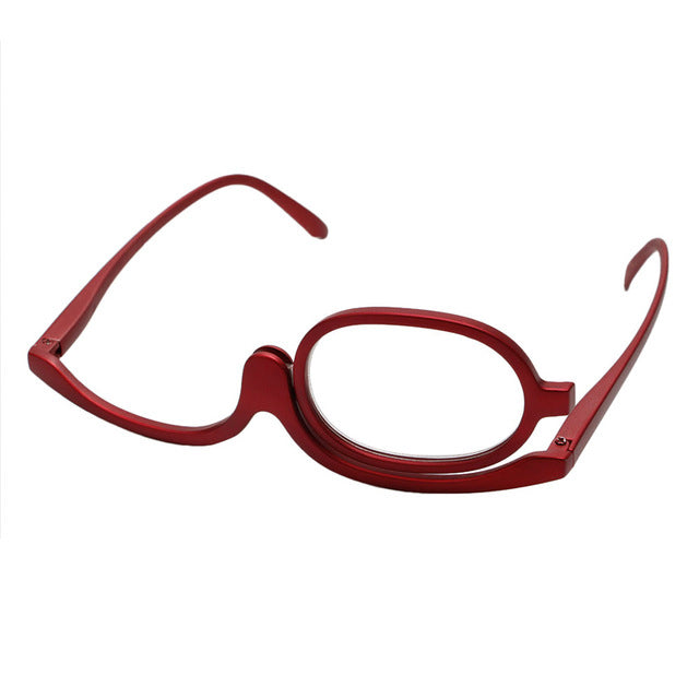 Magnifying, Rotating & Folding Makeup Eyeglasses Make Up Reading Glasses +1.0~+4.0