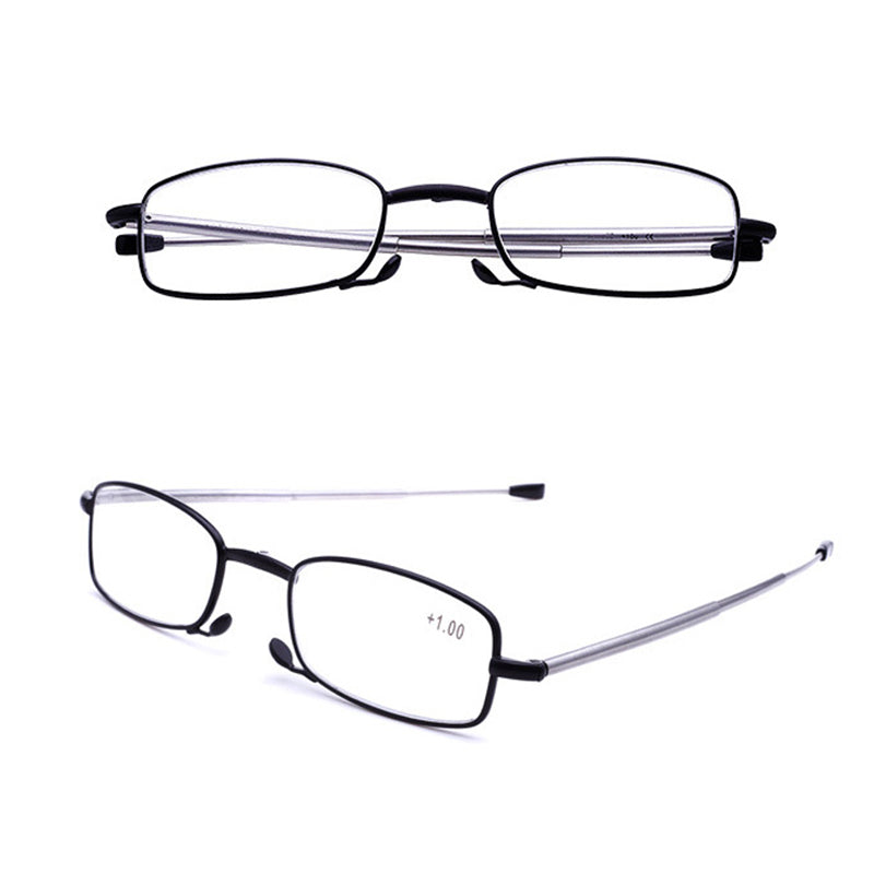 Telescopic Presbyopia Glasses,  Anti Blue Light Folding Reading Glasses With Case