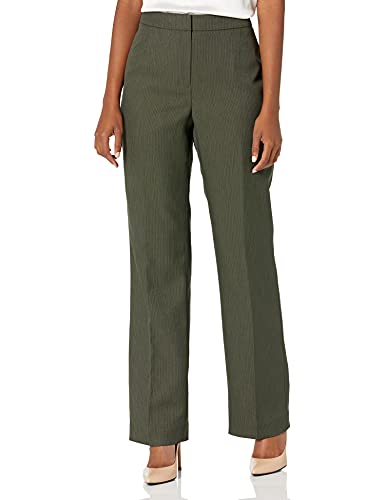 ParGrace  2 Button Jacket With Waistband & Kate Business Suit Pants Set, Loden Combo