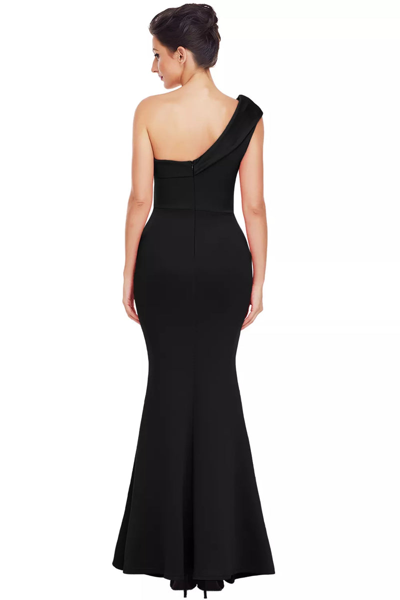 ParGrace One Shoulder Desgin Sexy Women Long Evening