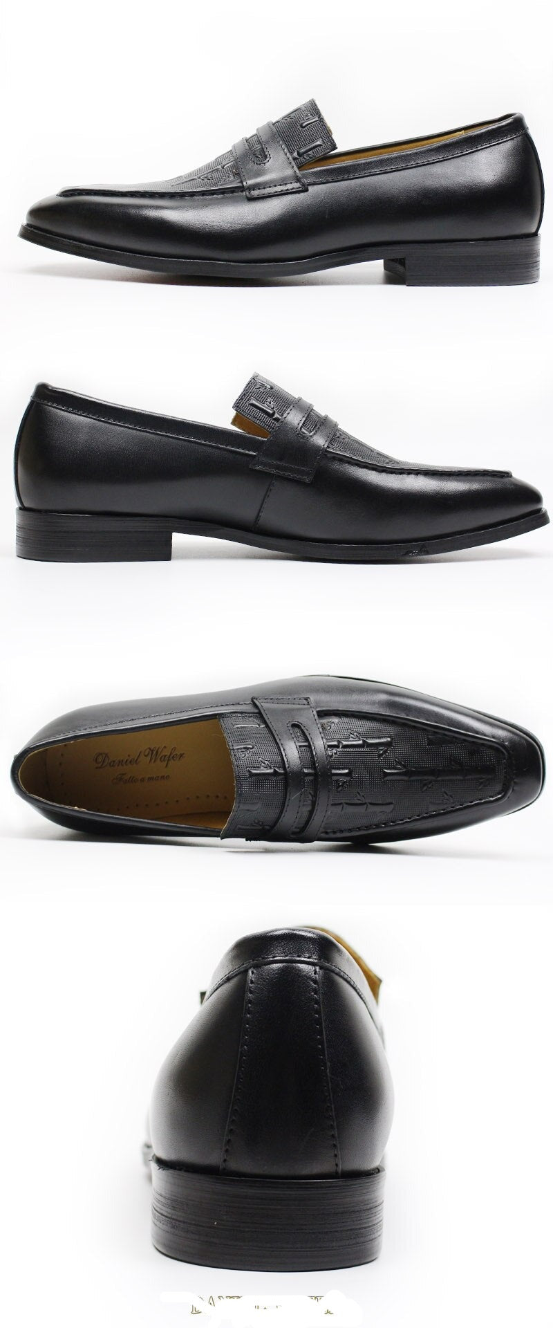 ParGrace Loafers  Genuine Leather Slip on Wedding Business