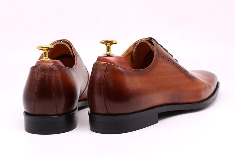 ParGrace Celeo Genuine Leather Oxfords Plain Toe