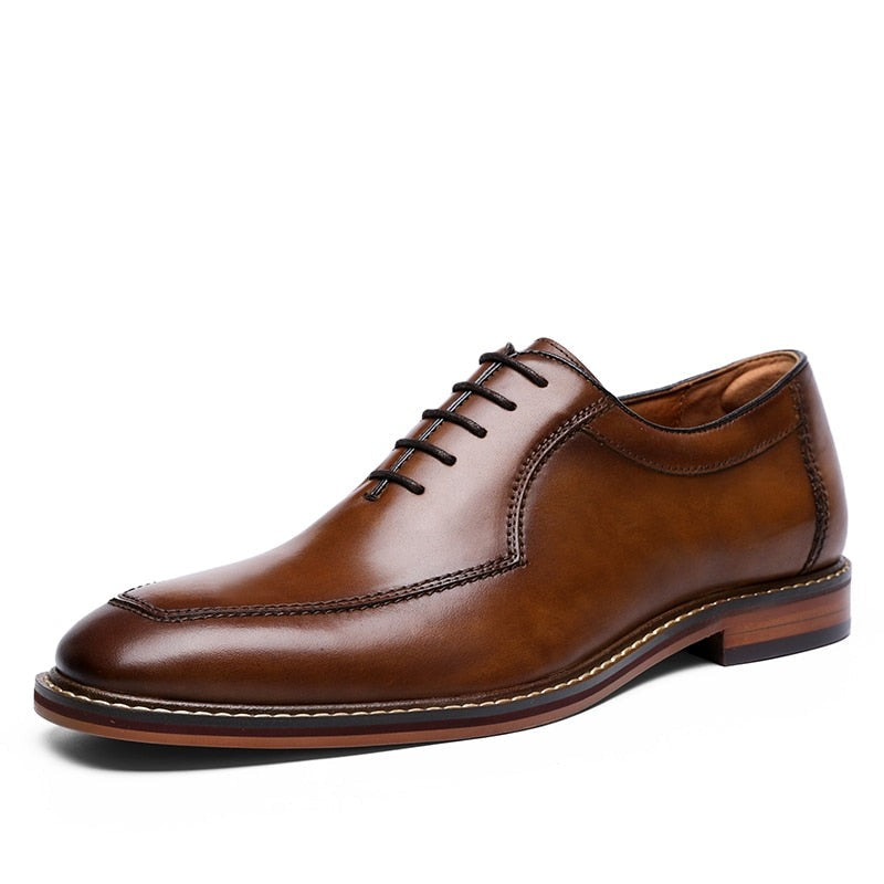 ParGrace  Italian Formal Oxfords Genuine Leather