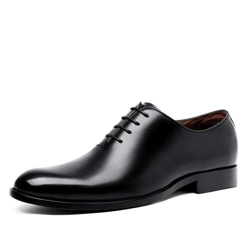 Italian Fashion Business Oxford Full Grain Leather Casual Shoes