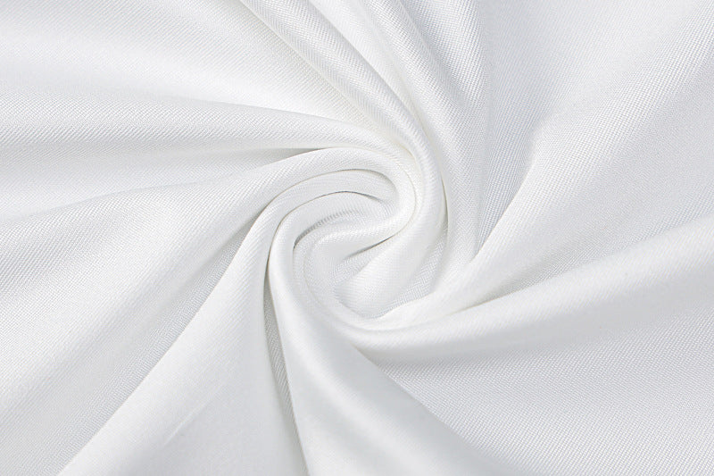 ParGrace  O-neck Backless Long Maxi Evening Dresses white