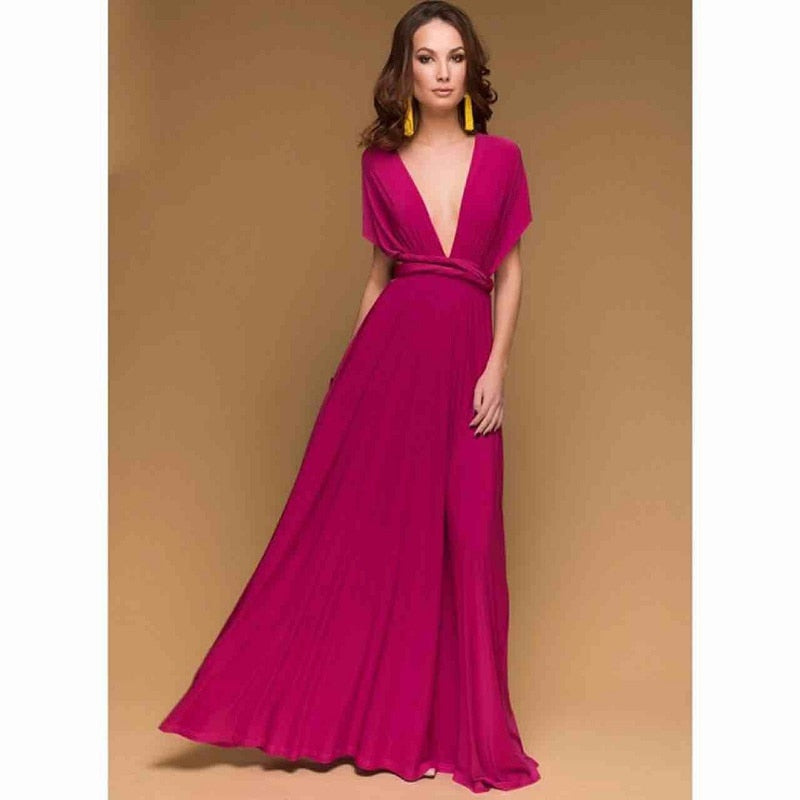 ParGrace Multiway Wrap Convertible  Long Dress