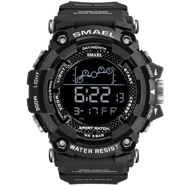 SMAEL Military Waterproof Sport Wrist Watch Digital
