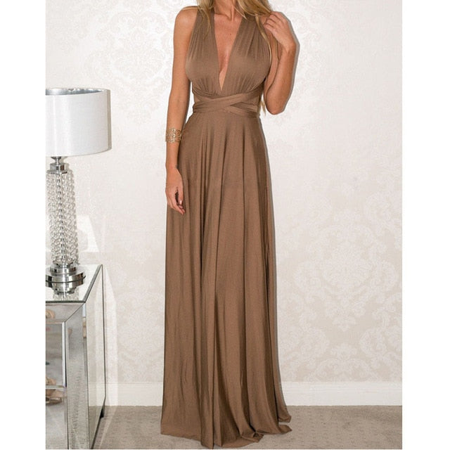 ParGrace Multiway Wrap Convertible  Long Dress