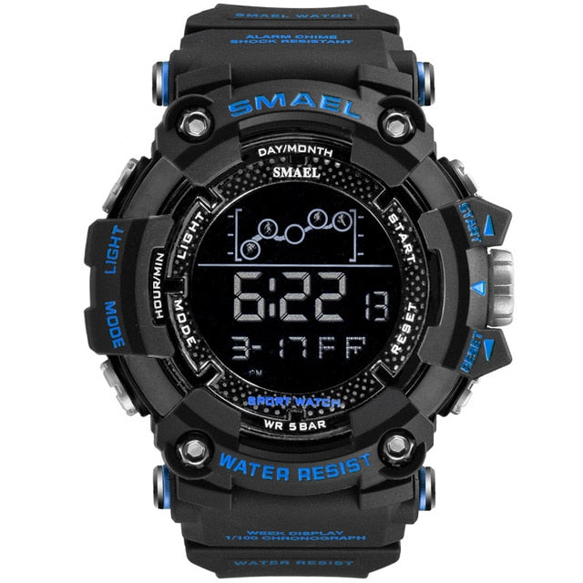 SMAEL Military Waterproof Sport Wrist Watch Digital