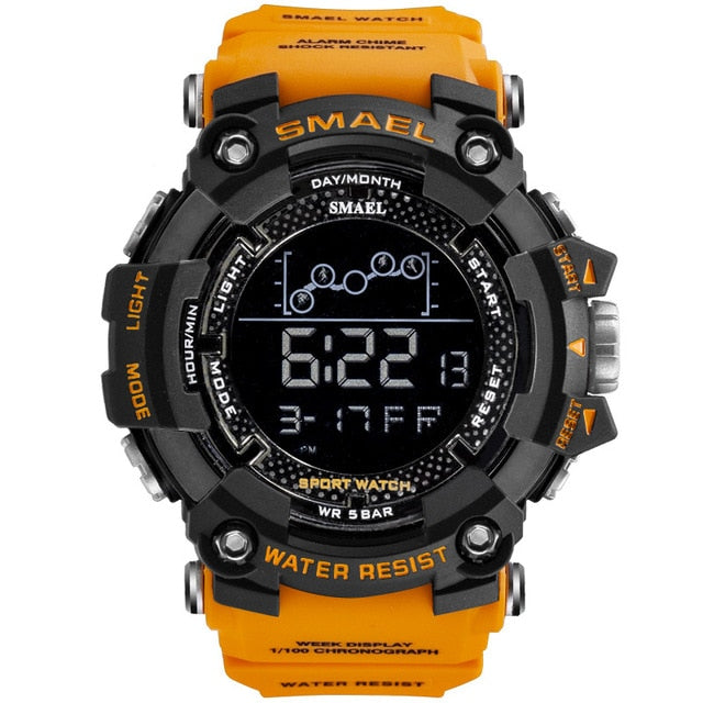 SMAEL Military Waterproof Sport Wrist Watch Digital