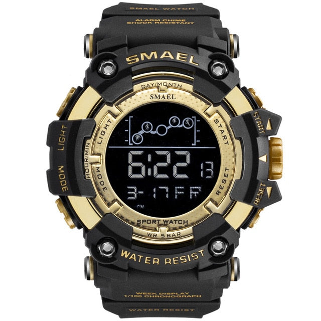 SMAEL Military Waterproof Sport Wrist Watch Digital