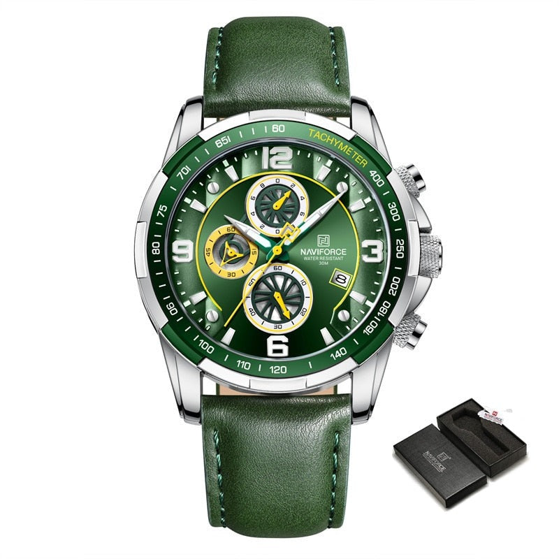 NAVIFORCE Watch For Men Multifunction Sport Waterproof  Quartz