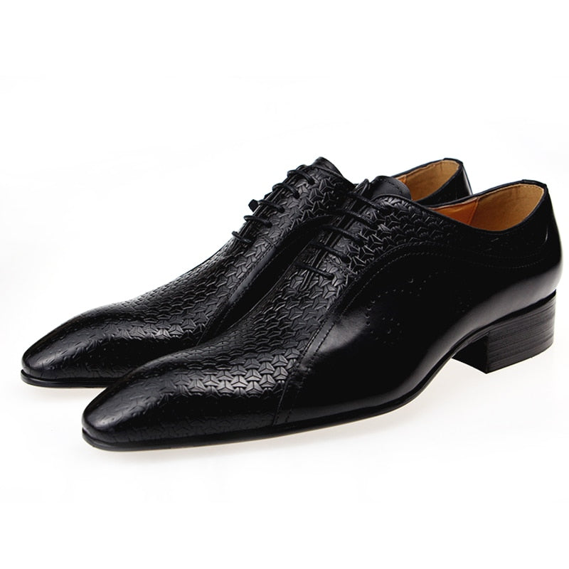 High Quality Footwear Classic Side Carving Shoes for Men