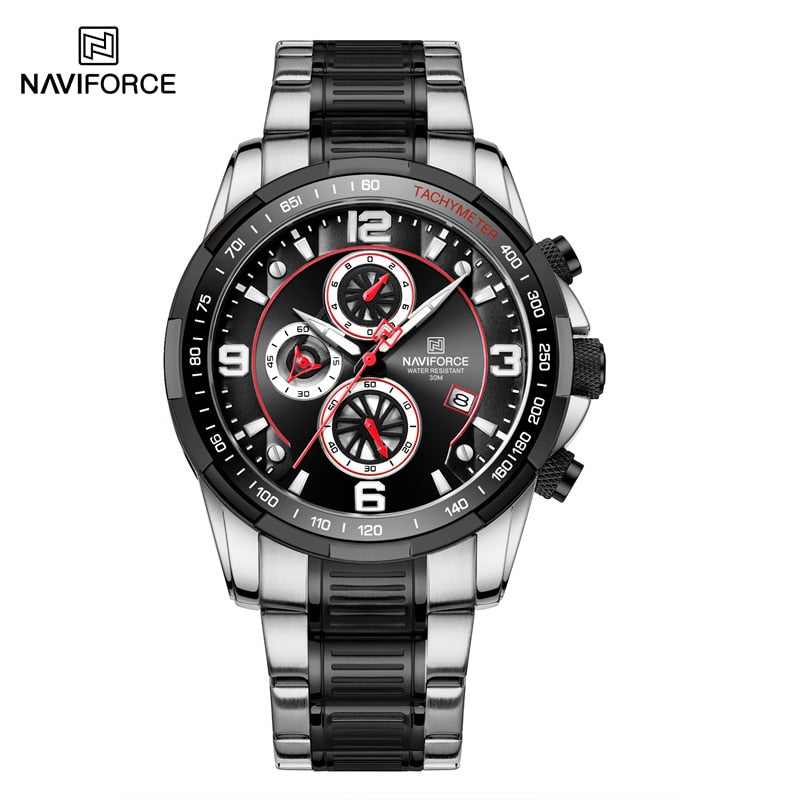 NAVIFORCE Temperament  Luxury   Multifunction Luminous Quartz