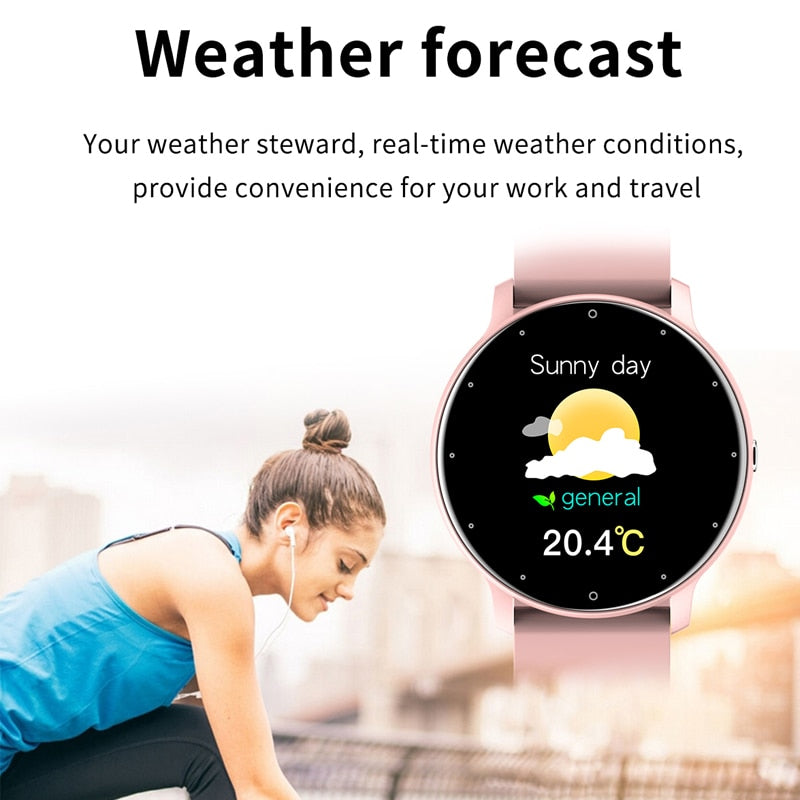 Smart Watch Full Touch Screen Sport Fitness  IP67 Waterproof Bluetooth For Android IOS