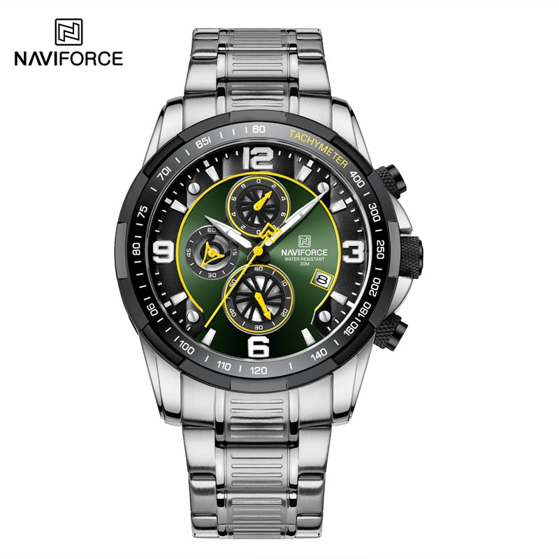 NAVIFORCE Temperament  Luxury   Multifunction Luminous Quartz