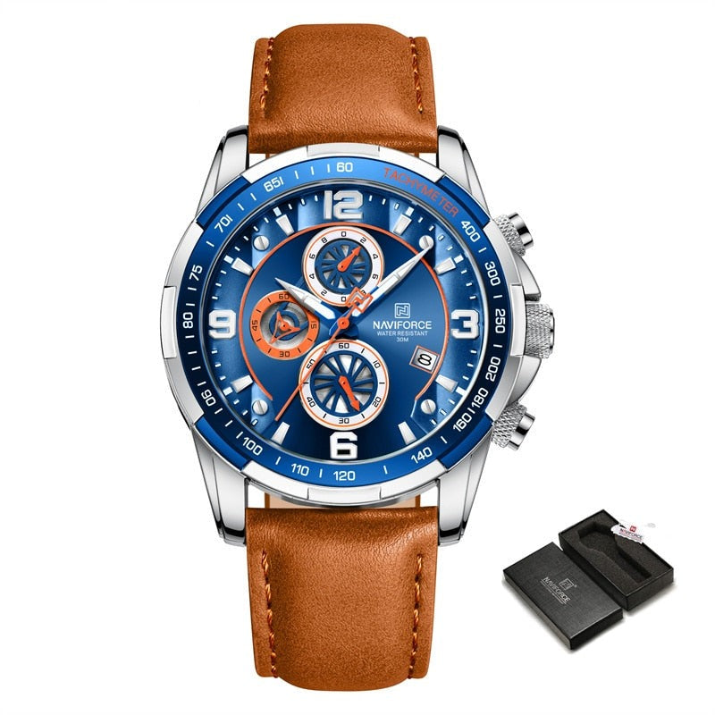 NAVIFORCE Watch For Men Multifunction Sport Waterproof  Quartz