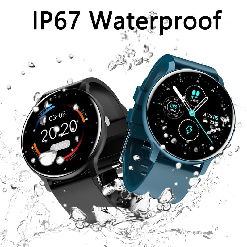Smart Watch Full Touch Screen Sport Fitness  IP67 Waterproof Bluetooth For Android IOS