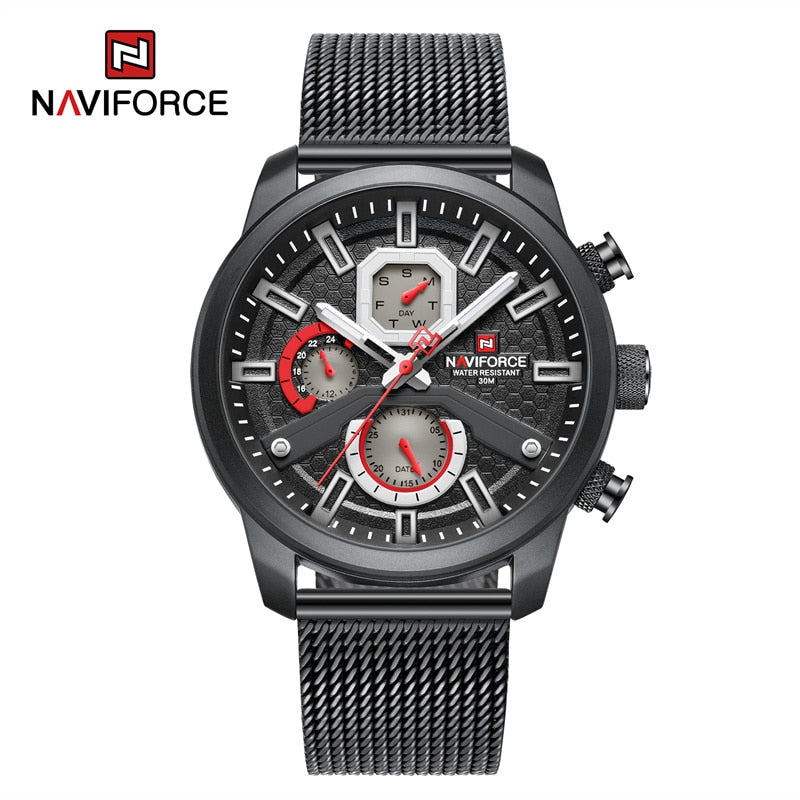 NAVIFORCE  Watches Top Brand Luxury Casual Quartz Watch  Waterproof Clock Luminous