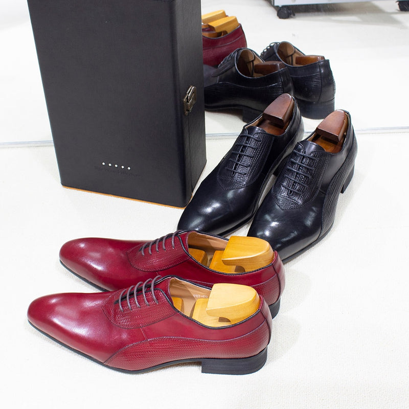 ParGrace Genuine Leather Oxford Handmade Formal Office