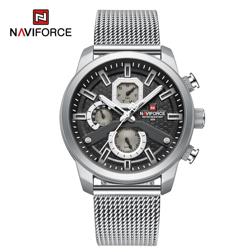 NAVIFORCE  Watches Top Brand Luxury Casual Quartz Watch  Waterproof Clock Luminous