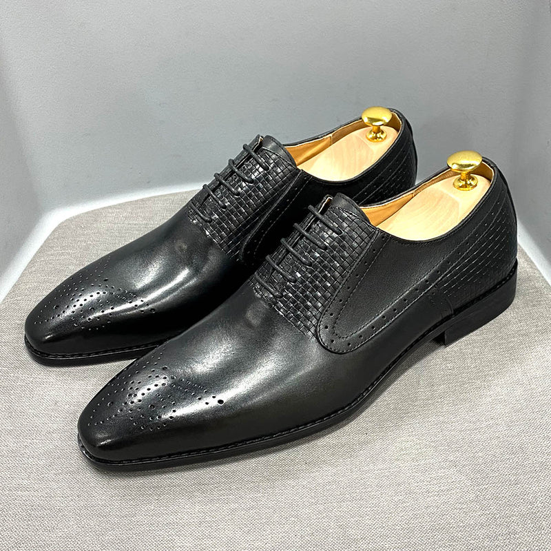 Paulindrix Genuine Leather Oxford Shoes For Office & Business