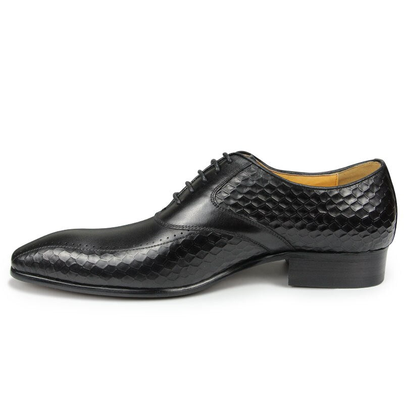 Dress Shoes for Men‘s Leather Casual Social Oxfords Model Classic Office